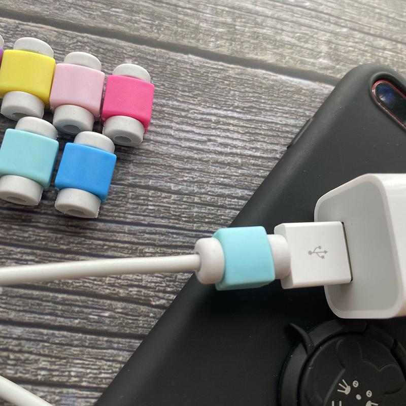 USB Cable Protector Earphone Wire Cord Protection Cover Data Charger line Protective Sleeve For Apple iphone 11 12 XR XS Max Pro