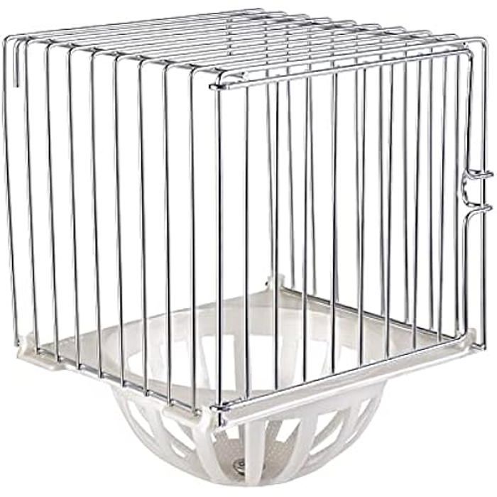 Nichoir extérieur - IMAC - 5-92310B - Fer - 12 x 11 x 15 cm - Blanc