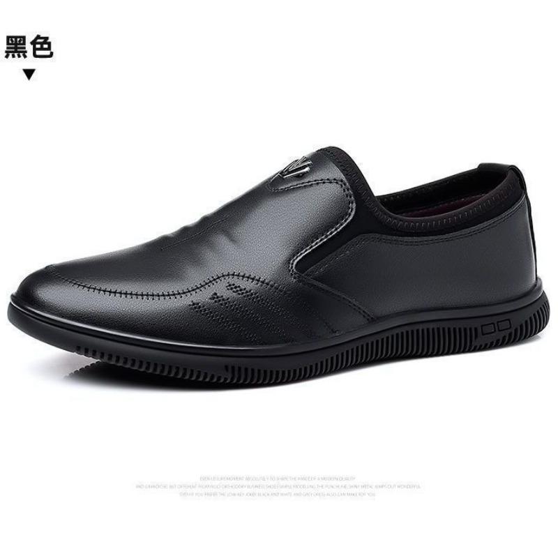 Leather Shoes Men's Shoes Business Dress Shoes Soft-soled Non-slip Shoes