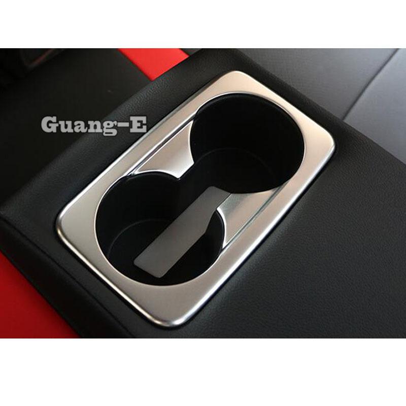 For Kia K3 Forte Cerato     Cover Detector Trim Stainless Steel Center Console Cup Holder Gear Box Frame 1PCs