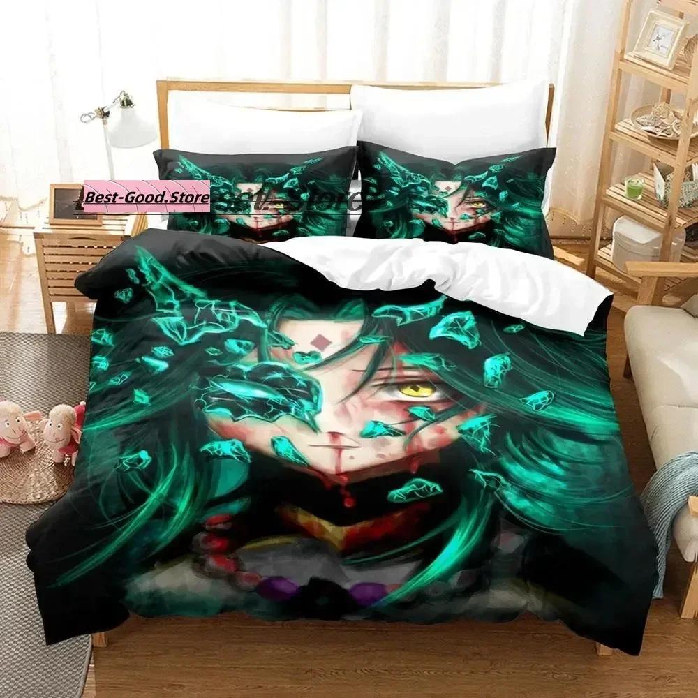 Game Genshin Impact Xiao Genshin Impact Bedding Set Duvet Cover Sheet Printed Pillowcase Full Queen King Size Comforter Bedroom