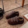 2025 autumn Korean version Velcro retro German training shoes women's inner height increase breathable non-slip wear-resistant casual versatile spo