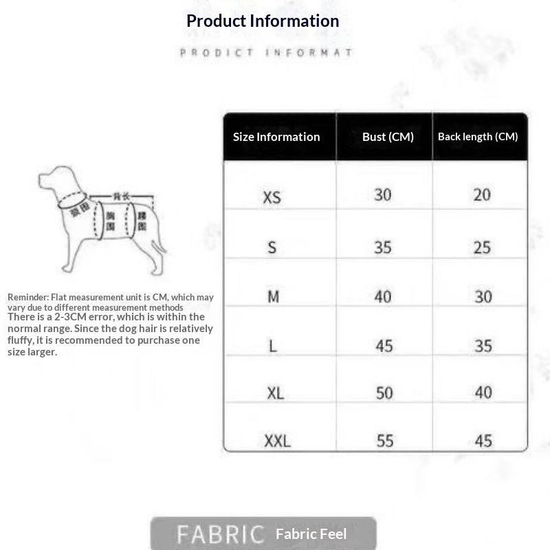 Winter Thickened Warm Dog Coat for Small Dogs Teddy Bichon Pomeranian Cats Pet Clothes Dog Costume Dog Clothes for Big Dogs