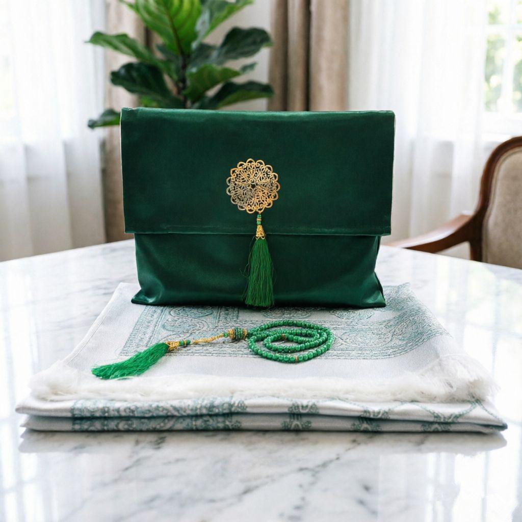 Four Seasons Elastic Thread Prayer Mat with Retro Pattern