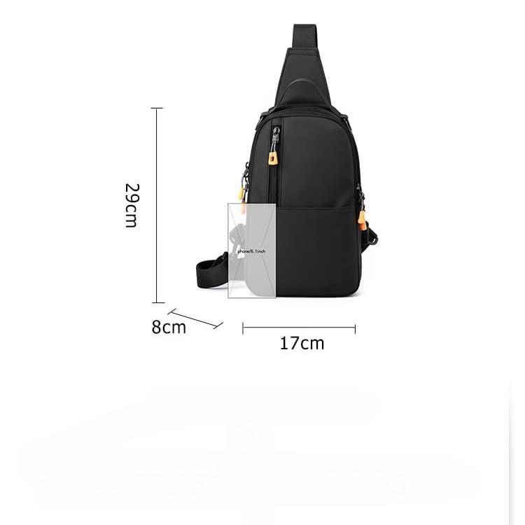 Neuer Trend Herren Brusttasche Mode Lässig Umhängetasche Multifunktional Wasserdicht Crossbody Tasche Bauchtasche