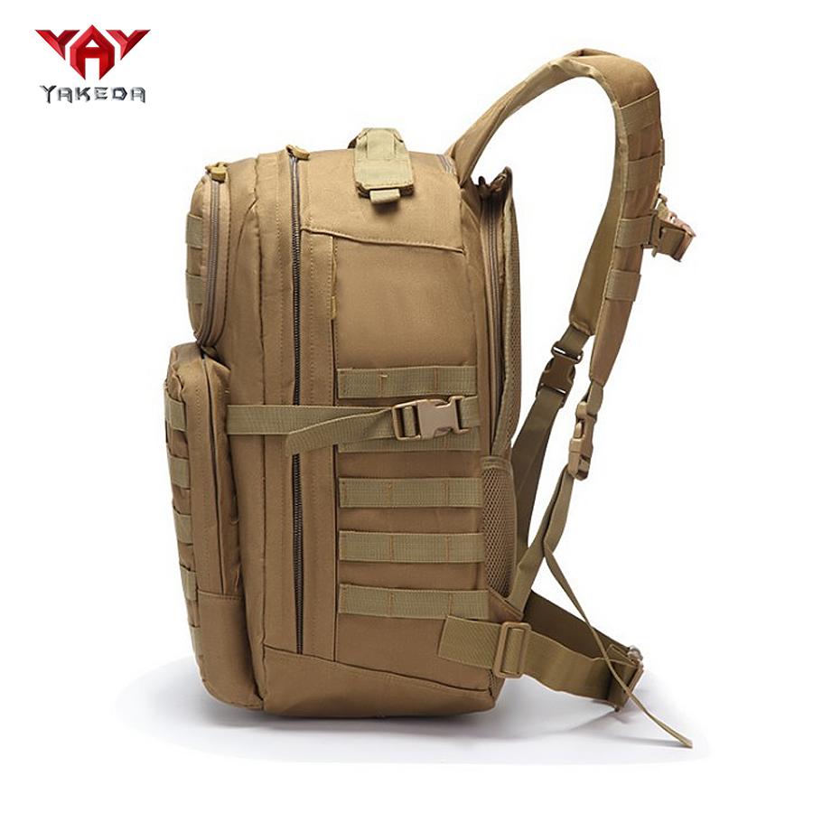 YAKEDA Outdoor sports backpack, men's and women's hiking bag, multifunctional, wear-resistant, breathable, large capacity