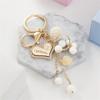 Beads Backpack Pendant Love Heart Interior Accessories Keys Holder Key Ring Bag Pendant Keychains