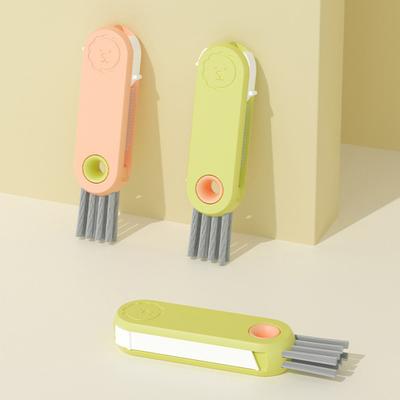 In 1 Tassen Deckel Reinigungsbürste Cartoon Löwen Design Doppelseitig