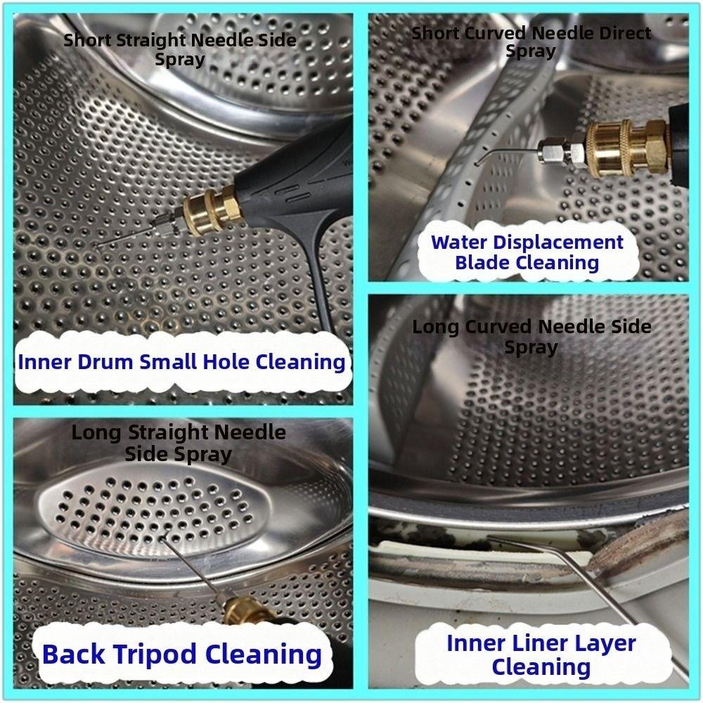 Stainless Steel High-Pressure Cleaning Spray Nozzle Jet Spray Nozzle Air Conditioner Cleaning
