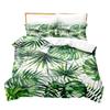 Home Textile Leaf Three-Piece Set, Digital Printing Bed Sheet Quilt Cover Bedding