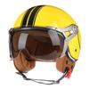 New Open Face 3/4 Motorcycle Helmet Retro Motorbike Helmets Vintage Chopper Capacete De Moto Bike Scooter With For Men Women DOT