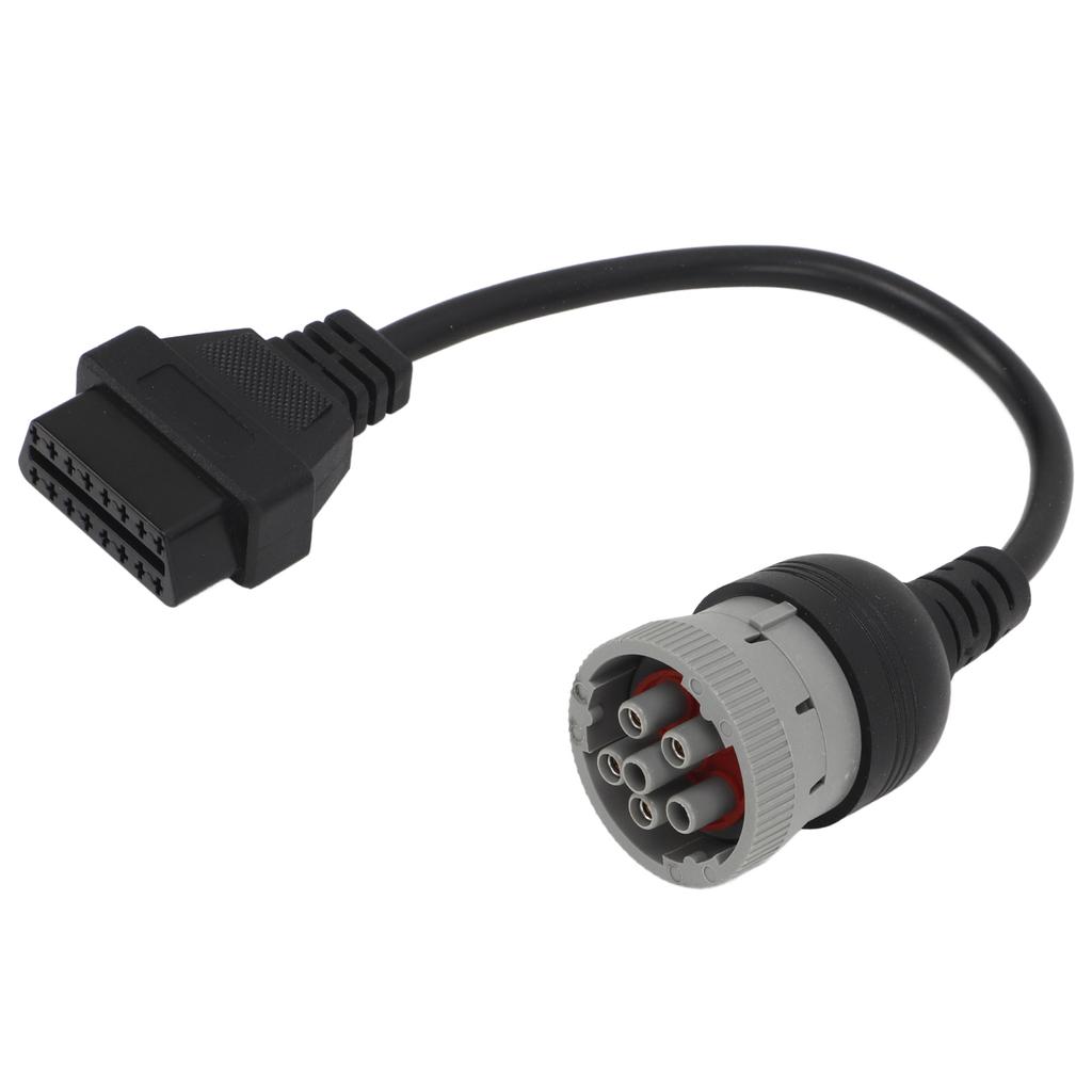 6Pin To 16PIN OBD1 To OBD2 Diagnostic Cable Diagnostic Scanner Converter for J1708 Heavy Duty Truck