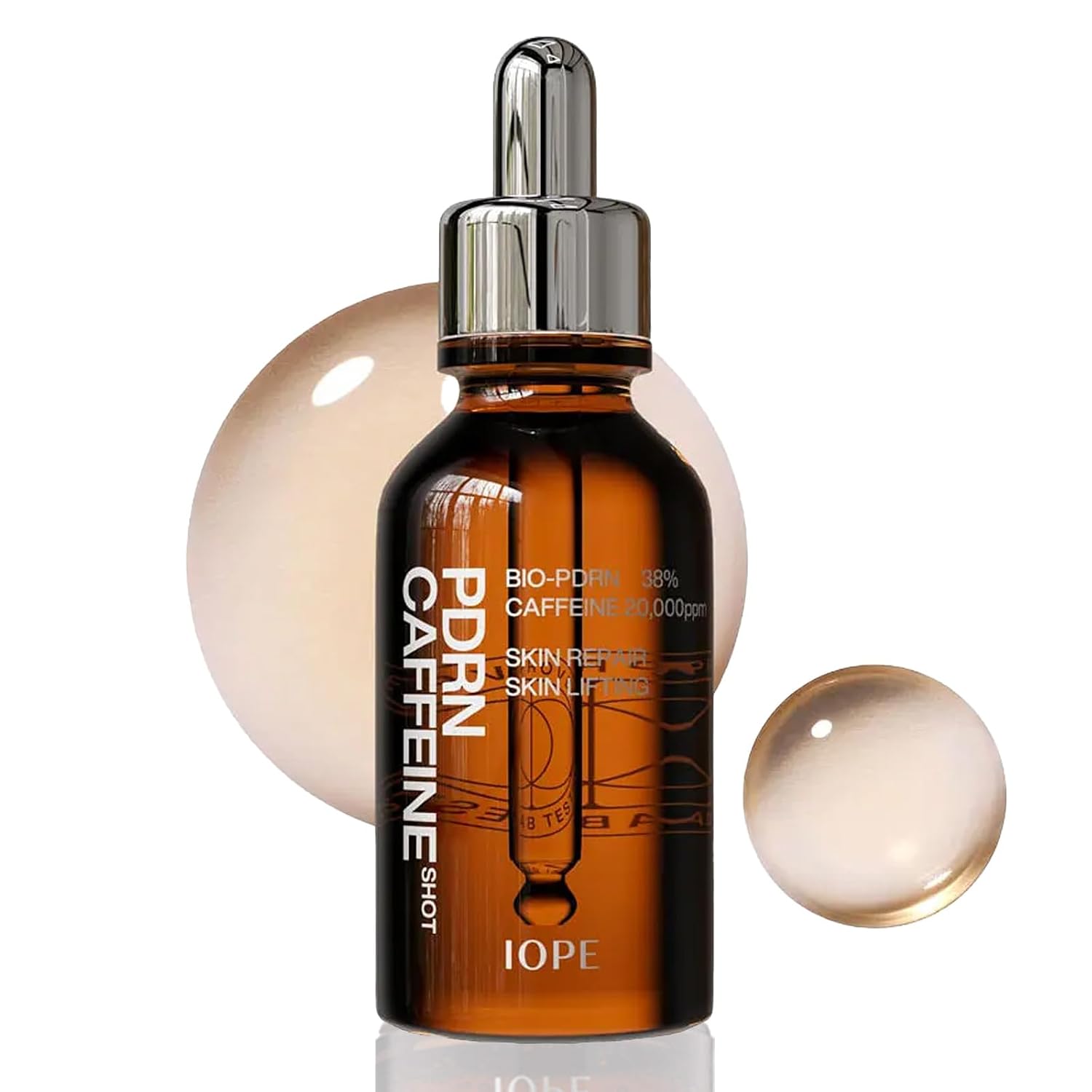 IOPE Official PDRN Caffeine Shot Serum 30ml Ampoule Niacinamide Korean Cosmetics