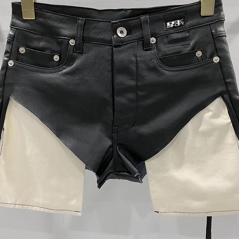 

SUBHUMAN Женские суперкороткие черные джинсовые шорты-треугольники в стиле интернет-знаменитости с большими карманами Small чёрный