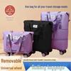 Warrior Universal Wheel Foldable Expandable Travel Luggage Bag