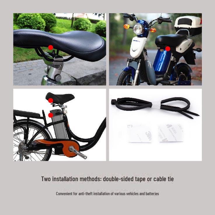 Wireless Bicycle & Electric Vehicle Anti-Theft Vibration Alarm with Remote Control - SF22R