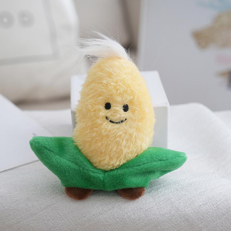 Plush Fruit Keychain Cute Cartoon Bag Pendant For Kids And Teens