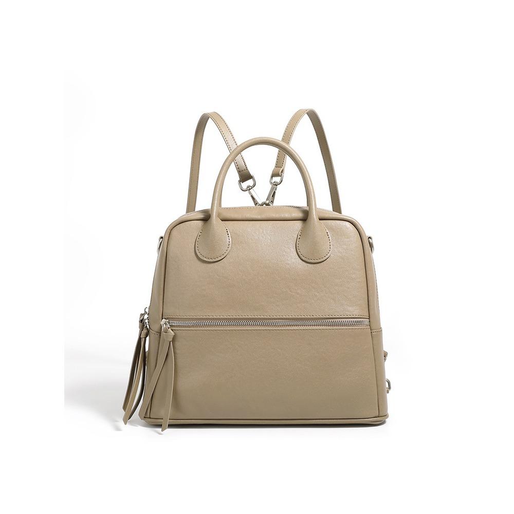 

Многофункциональный рюкзак из коровьей кожи, большой вместимости, портативная сумка-мессенджер, текстурированный женский рюкзак