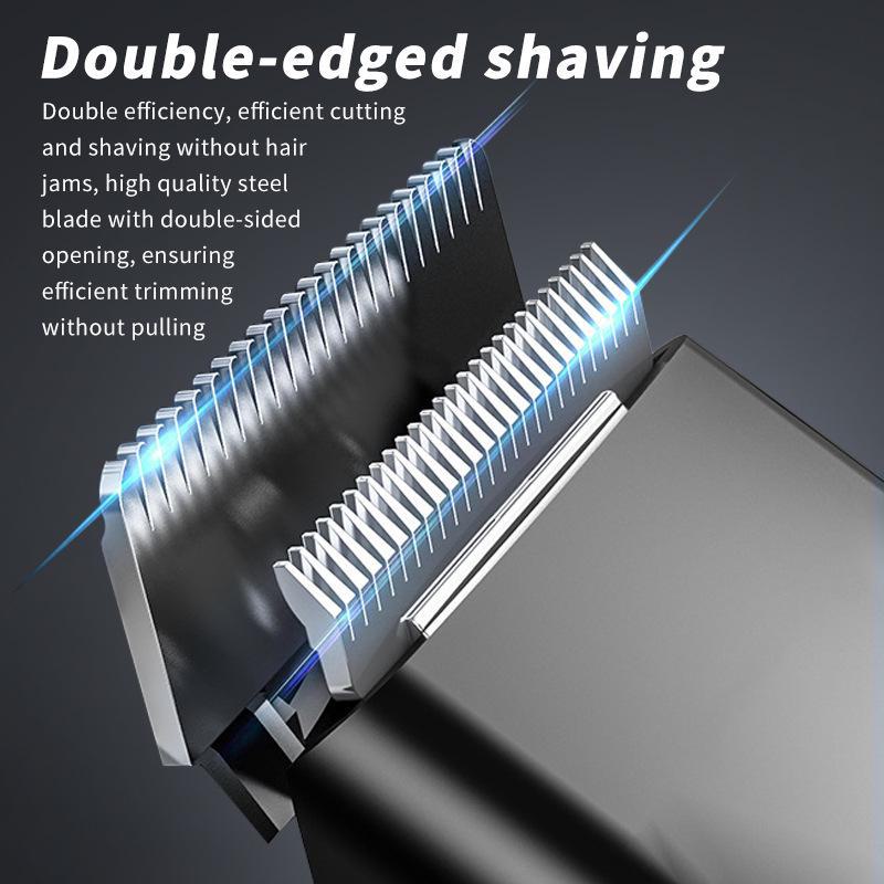 Retro Electric Hair and Nose Clipper Set with Precision Styling and Carving