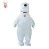 Inflatable Polar Bear Costume - Cute Walking Stage Prop for Cosplay & Performances