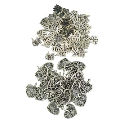 50x Christmas Pine Cone Charms Pendants Jewelry Making Accessories Findings