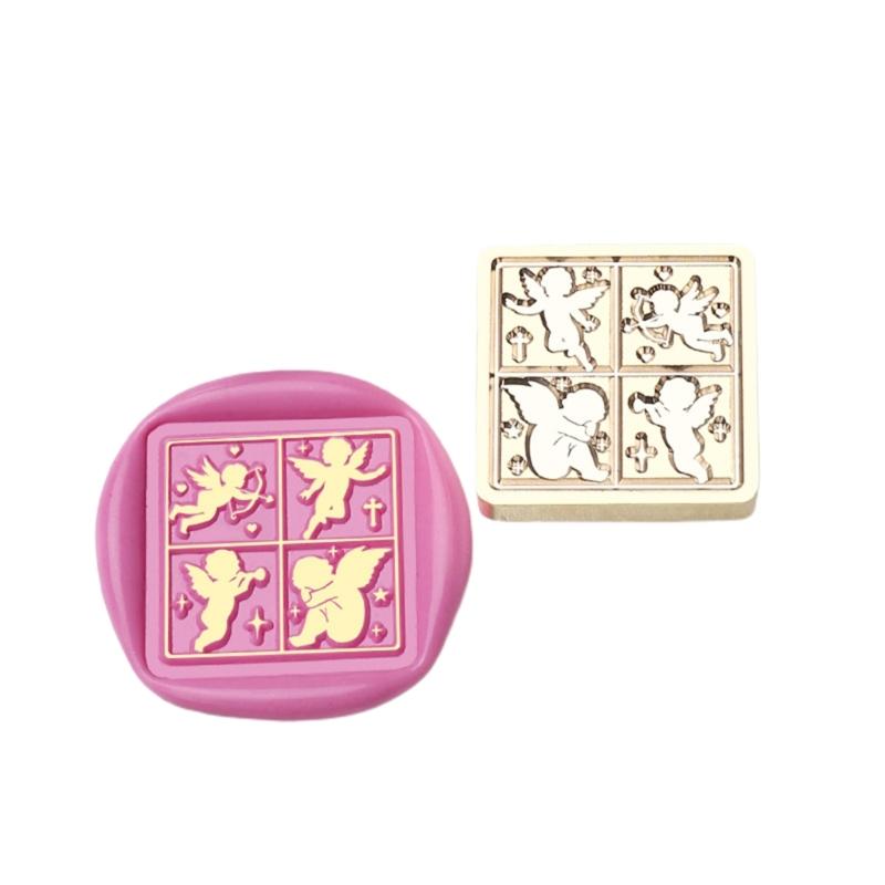 Butterfly Wax Seal Stamp Brass Head Winter Themed Sealing Waxed Stamp for Invitation Card Scrapbooking Decorations