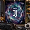 Arazzo da Appendere a Parete Tessuto Stampato Juventus FC per Soggiorno Camera da Letto Decorazione per la Casa