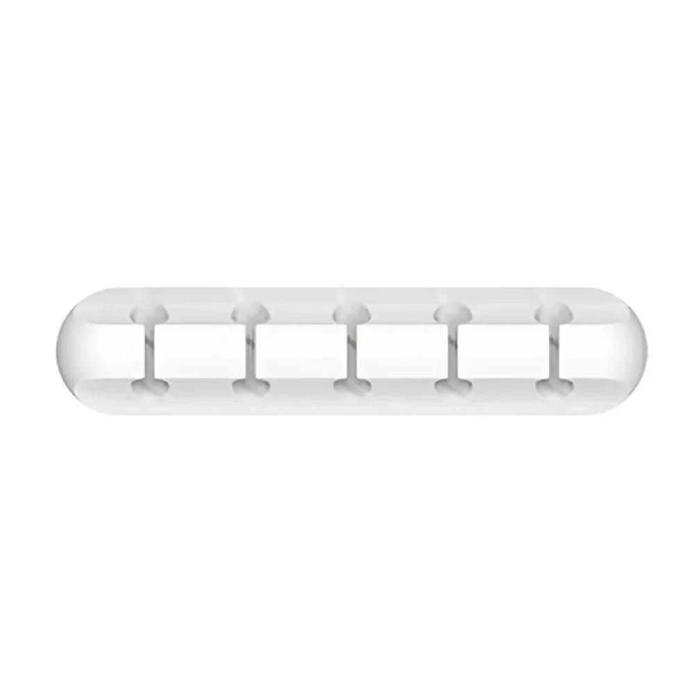 NNBILI Kabelhalter-Clips Kabelorganisator Silikon USB-Kabelaufwickler Management-Clips Selbstklebend für Maus Tastatur Headset