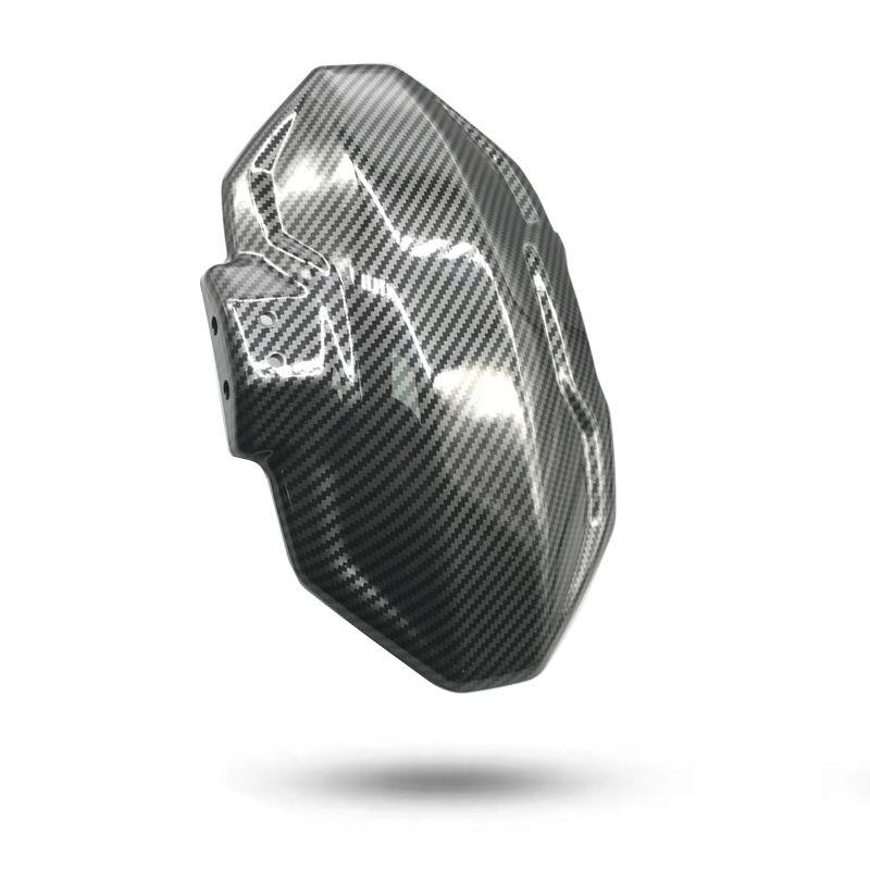 

Electric Car Rear Mudguard Neutral Calf No. 9 M5 Electric Toy Motorcycle Restoration Accessories Cement Tile Carbon Fiber Rear Wheel N7 Backing Generation of veneer [carbon fiber pattern] Black