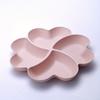 Creative Fruit Candy Tray Heart Shaped Dried Fruit Nut Organizer Household Salads Snack Bowl Divided Dessert Tray Container