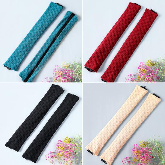 1 Pair Chair Armrest Covers Zippered Office Chair Armrest Protectors Universal Jacquard Stretchy Armrest Cover for Office Computer Chair