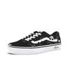 Vans Ward Abrasion Resistant Low top Skateboard Shoes Unisex Black White VN0A36EMC4R(Team613-)