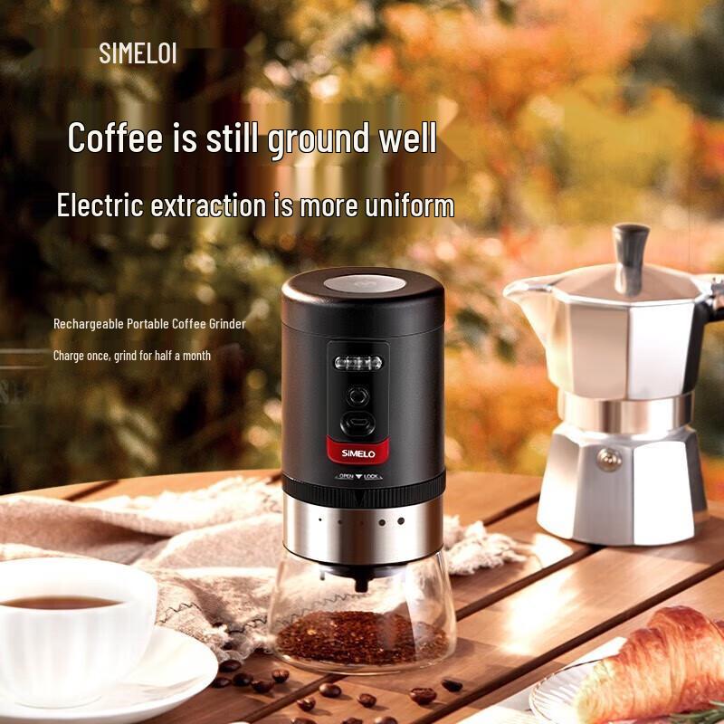SIMELO Portable Electric Coffee Grinder