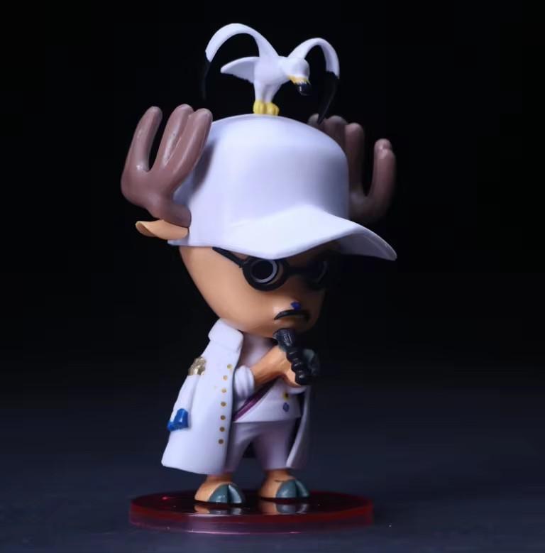 

11cm 8Style Anime One Piece Tony Tony Chopper Cos Luffy Saber Figure Zoro Model Buggy Plaything Sabo Gift Action Figure Collect Gifts no box