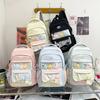 Junior high school student schoolbag girl Korean version cute campus high school student backpack versatile large capacity student class backpack