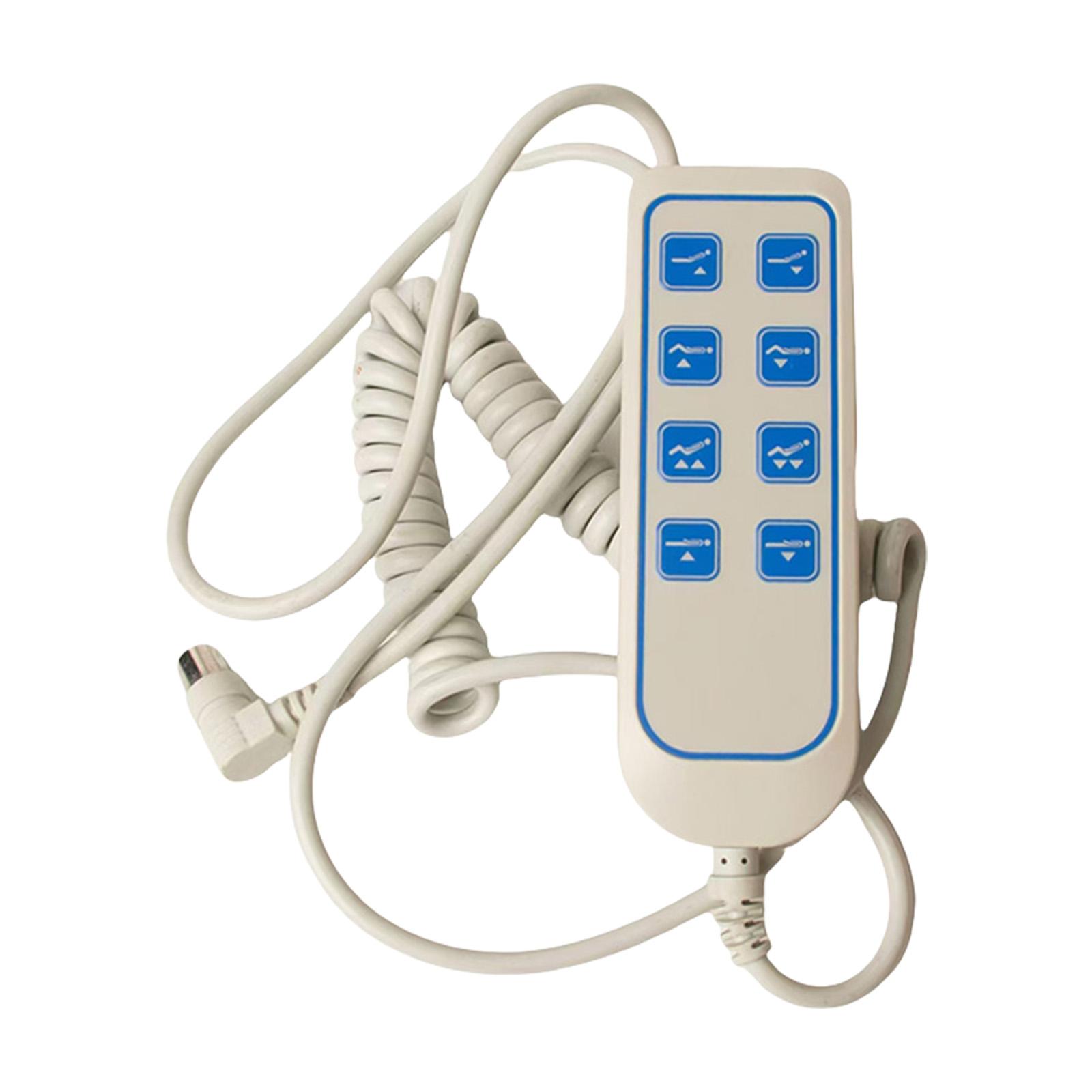 

8 Pin Lifting Bed Controller Replacement Electric Operating Table Manual Controller Button Remote Control Board белый