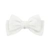 VVV Check Glitter Tweed Ribbon Hairpin_White