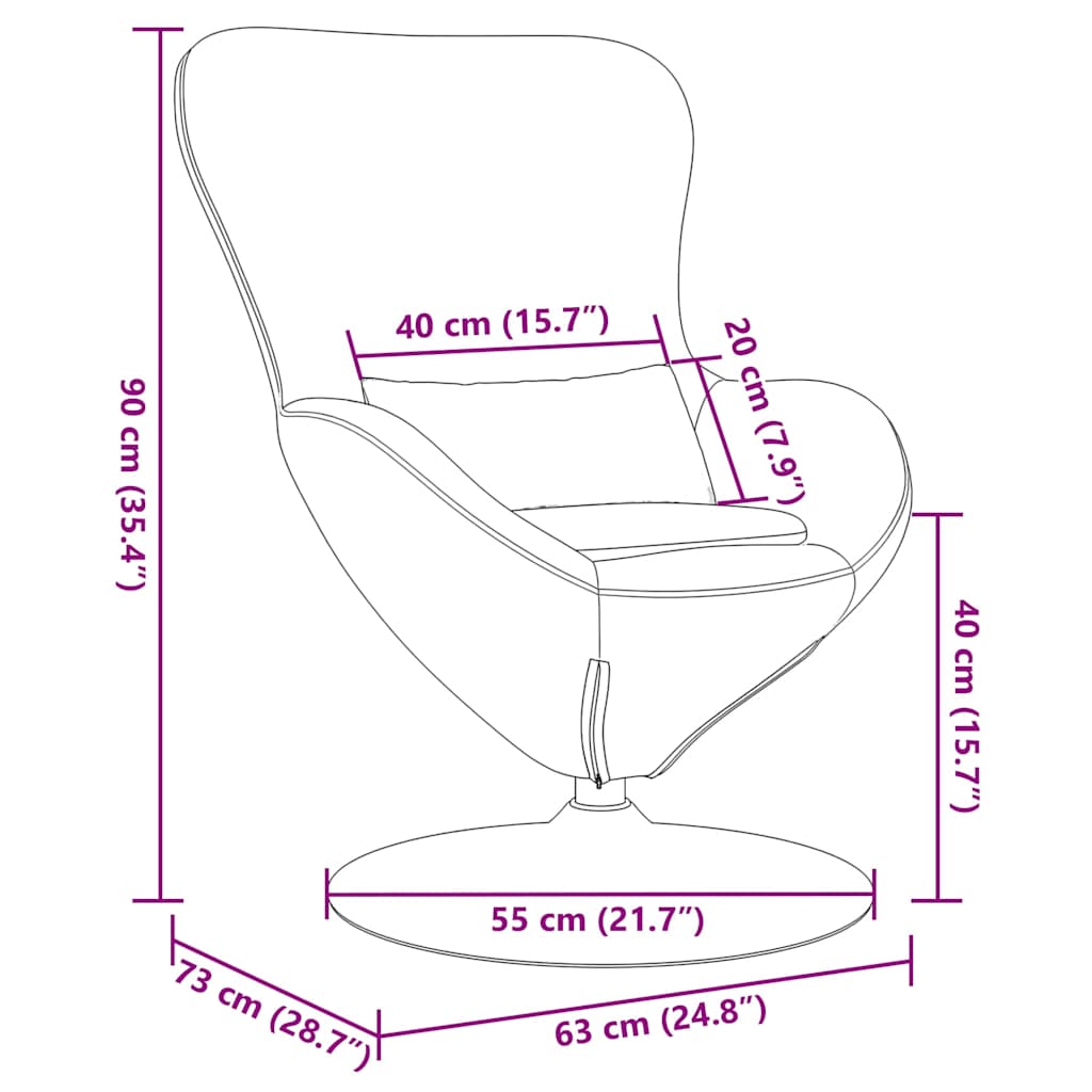 Egg Chair Pink Velvet