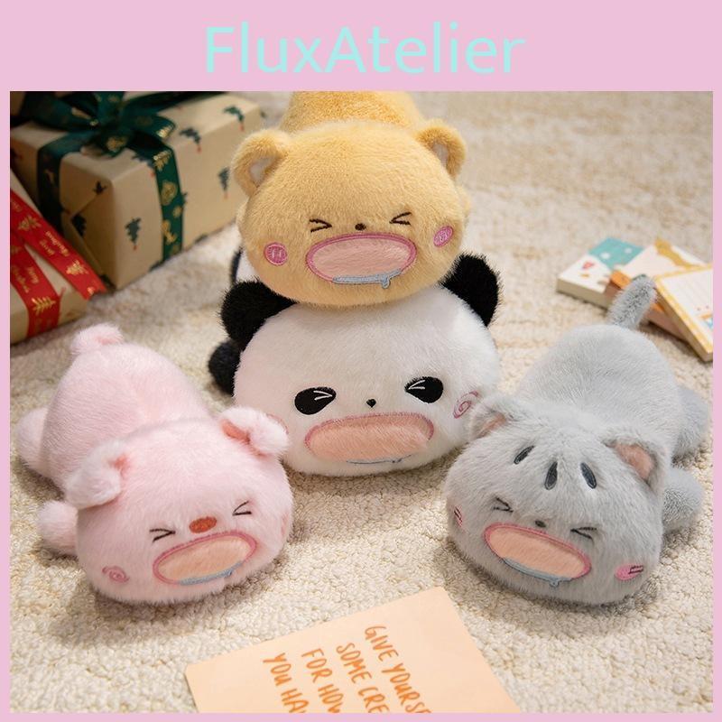 Pig Panda Cat Plushie Toy Cute Cotton Filling Kids Playtime Decoration Bedroom