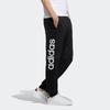 Adidas Neo Sports Lifestyle Series Letter Print Casual Lace-Up Mid-Rise Knitted Sports Pants Men Pants Black EI4745