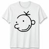 Diary Of A Whimpy Kid Greg Cartoon Face Funny School Doodle Unisex Tshirt Tee
