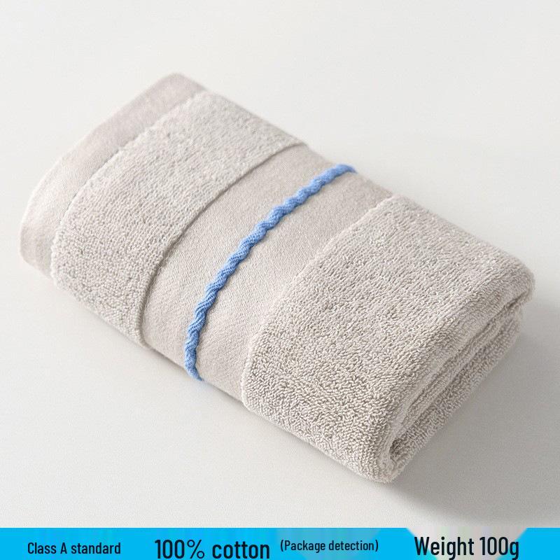 Serviette de bain épaisse absorbante en pur coton pour la maison et le lavage du visage