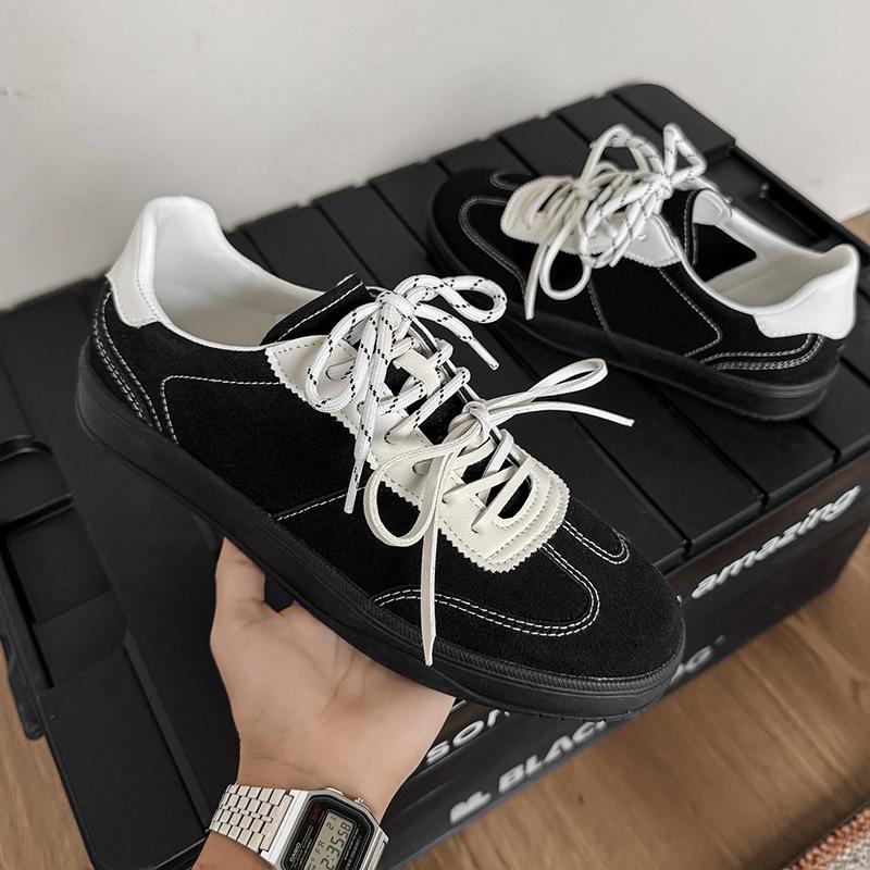 Fashion Men Outdoor Sneakers 2025 Spring Autumn New Fashion Comfortable Lace Up Casual Board Shoes Round Toe Comfortable Non Slip Flats