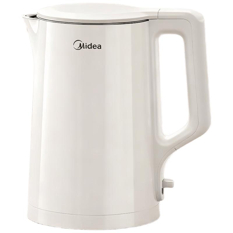 Midea 1.5L 304 Stainless Steel Electric Kettle CN plug (adapter included)