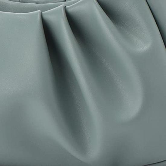 Monica Gathered Black One-Handle Handbag, Women's, (10)