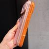 Luxury Luo Velvet Backplane High Quality Protect Phone Cover For 18 17 16 15 14 Pro Max Magnetic Phone Case For Magsafe