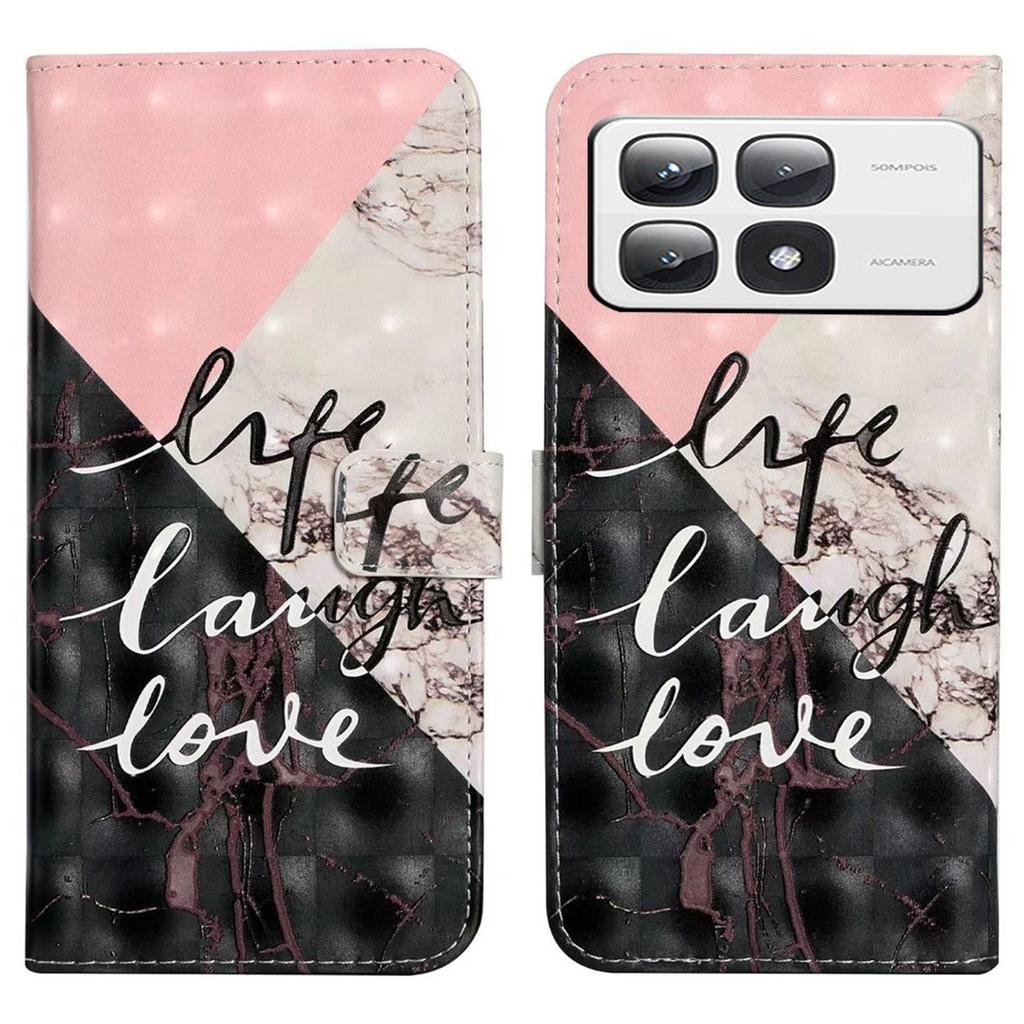 Etui dla Xiaomi 14T Pro 3D Kreatywny Wzór Skóra PU Stojak Pokrowiec na Telefon