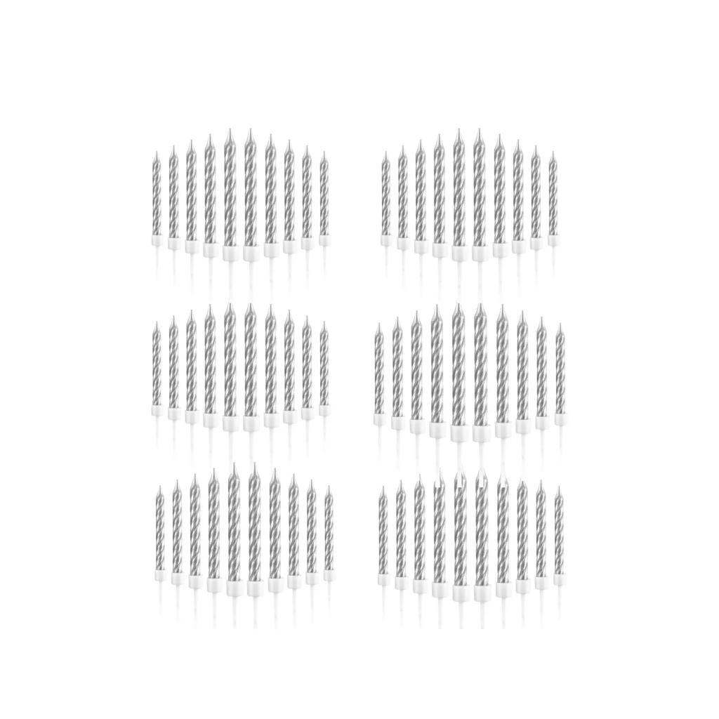 10 stk Gradient Bursdagskakelys Perfekt Jule Bryllupstema Fest Bursdagskakedekorasjoner