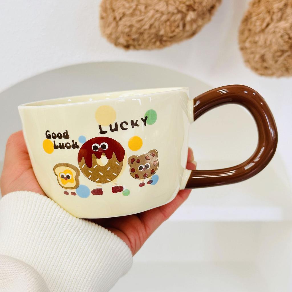 Souvenir Gifts Pastoral Style Single Cup Sunflower Ceramic Cup Household Set Mug Tulip Cup