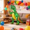 1 pièce Ballons en aluminium Tyrannosaure Rex Énorme Debout 3D Ballon Dinosaure Simulation Décoration Fête d'Anniversaire Thème Jurassique